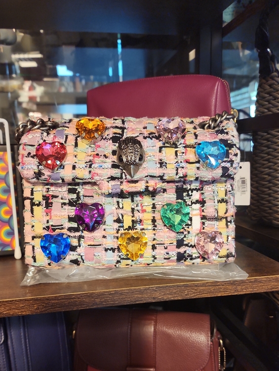 Kurt Geiger Handbags - Kurt Geiger Love Bag Multicolor Tweed Shoulder Bag